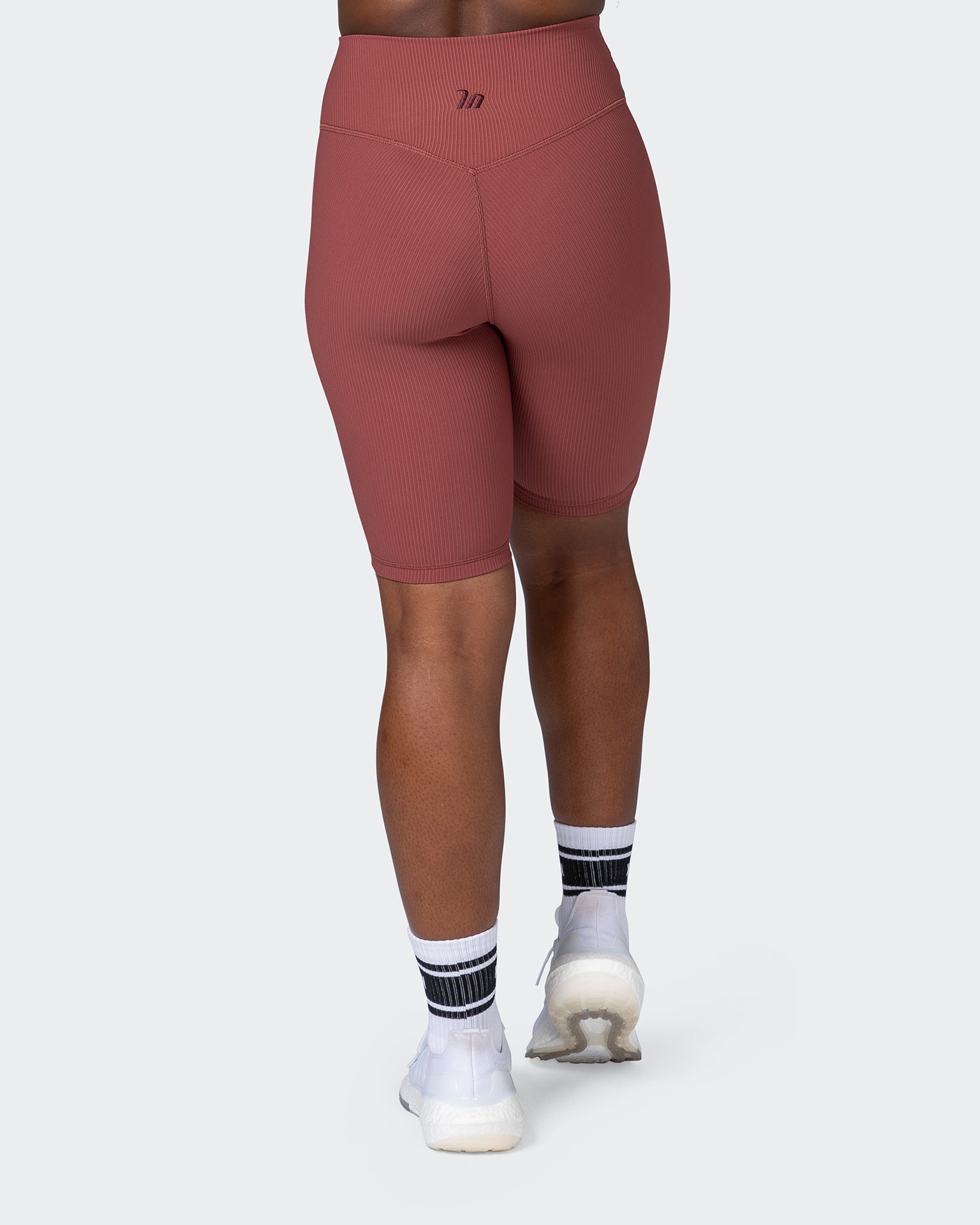 Zero Rise Rib Referee Length Shorts - Maple-Shorts-XXS-112267MAPLE-XXS-MNAPPRL19593-6-Muscle Nation