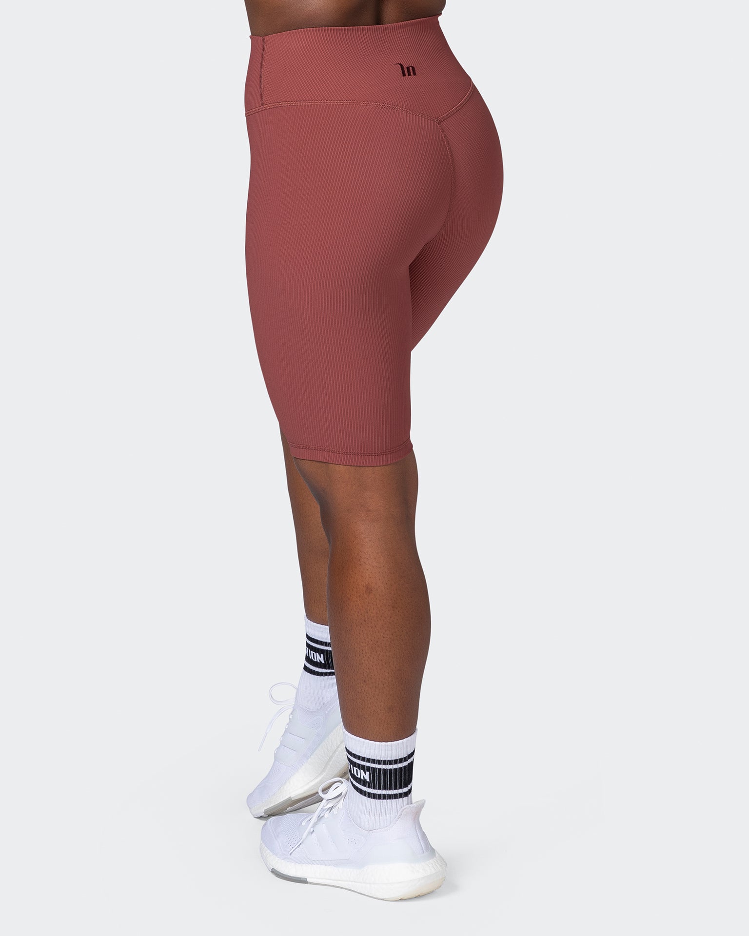 Zero Rise Rib Referee Length Shorts - Maple-Shorts-XXS-112267MAPLE-XXS-MNAPPRL19593-5-Muscle Nation