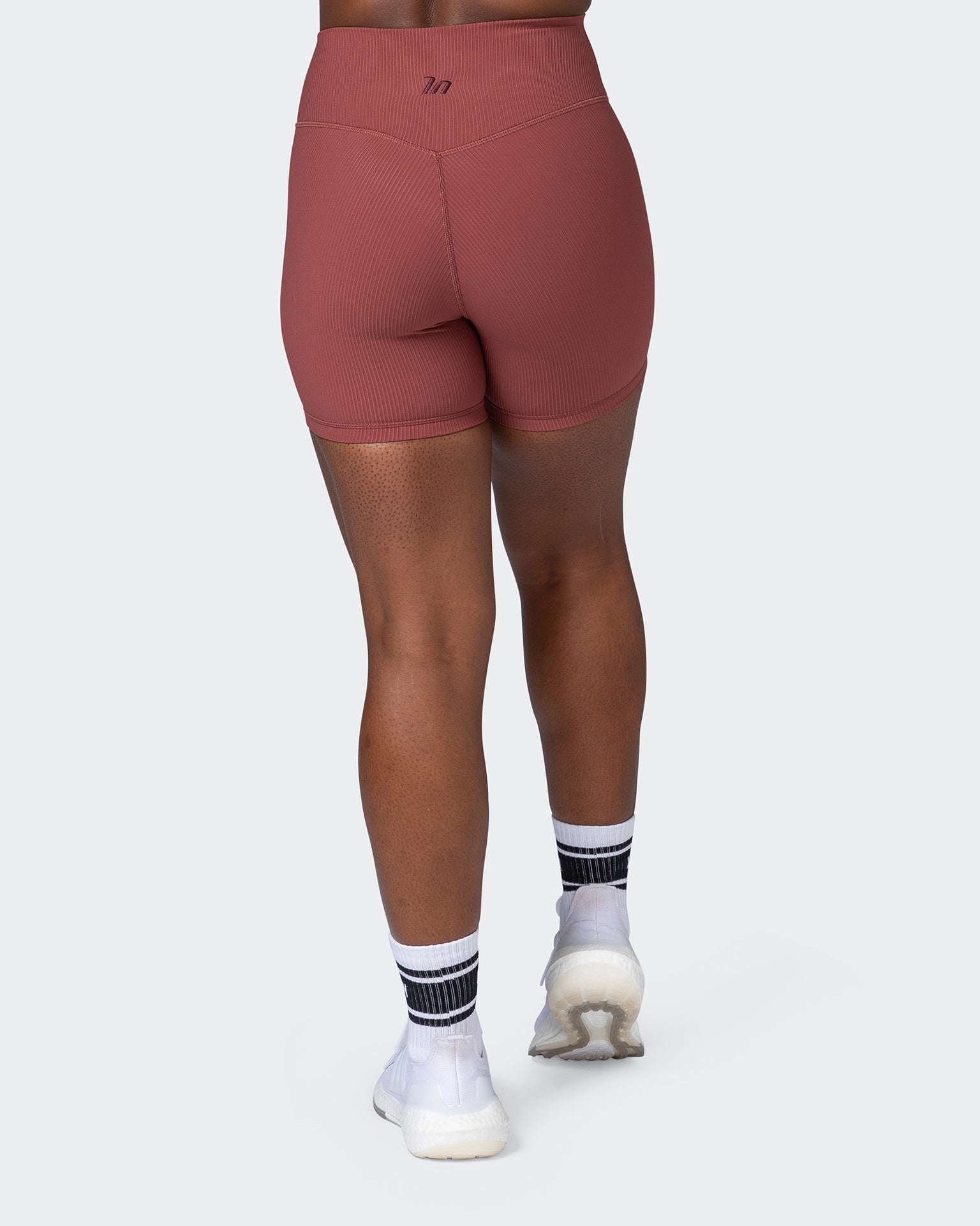 Zero Rise Rib Midway Shorts - Maple-Shorts-XXS-112266MAPLE-XXS-MNAPPRL19548-6-Muscle Nation