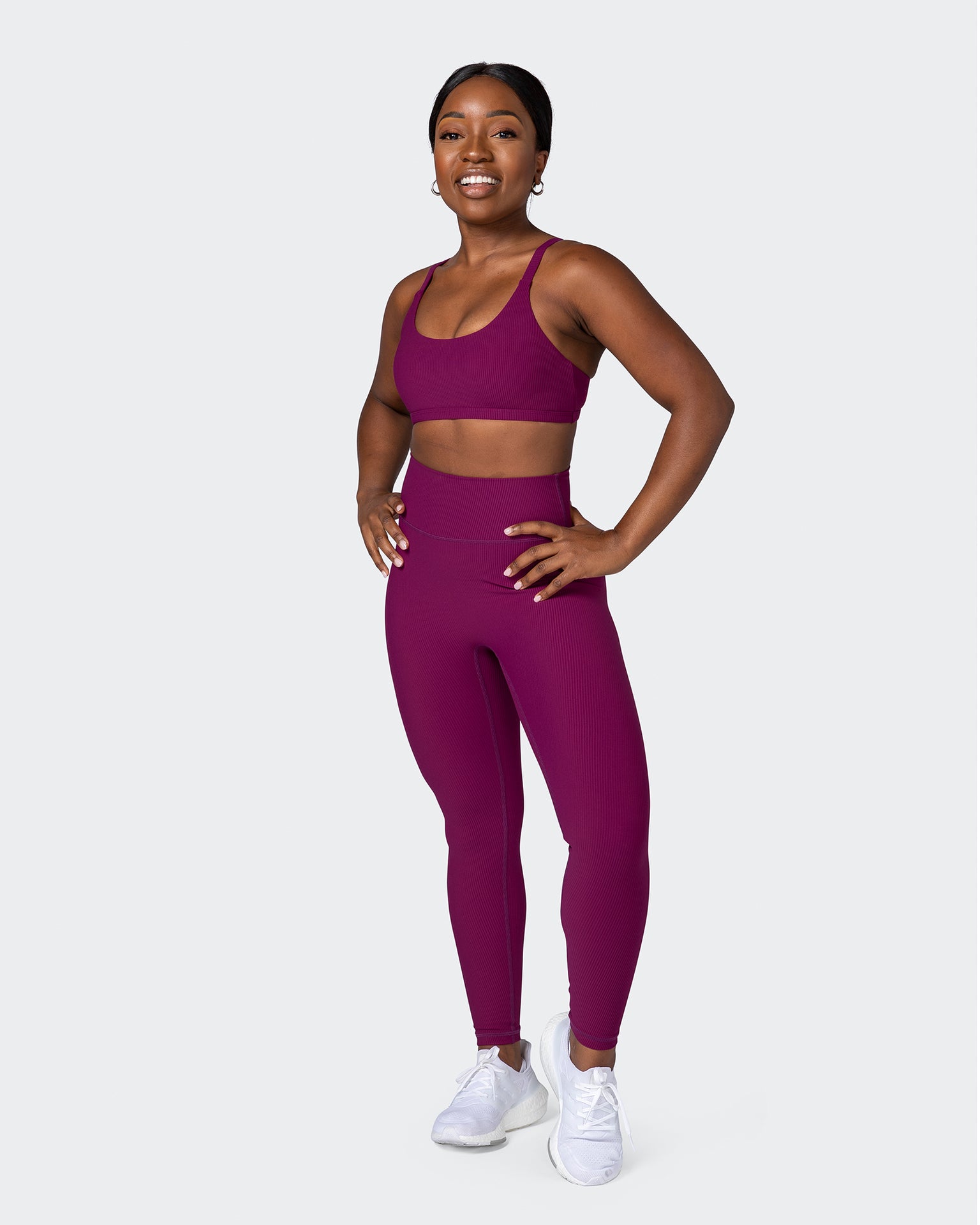 Effortless Rib Bralette - Huckleberry-Bralettes-XS-112264HUKBRY-XS-MNAPPRL19477-7-Muscle Nation