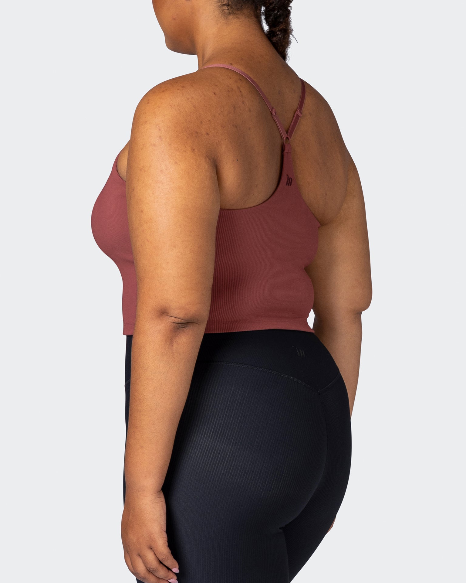 Summertime Rib Cropped Tank - Maple-Singlets & Tanks-XXS-112265MAPLE-XXS-MNAPPRL19503-5-Muscle Nation