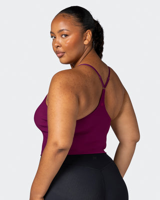 Summertime Rib Cropped Tank - Huckleberry-Singlets & Tanks-XXS-112265HUKBRY-XXS-MNAPPRL19521-1-Muscle Nation