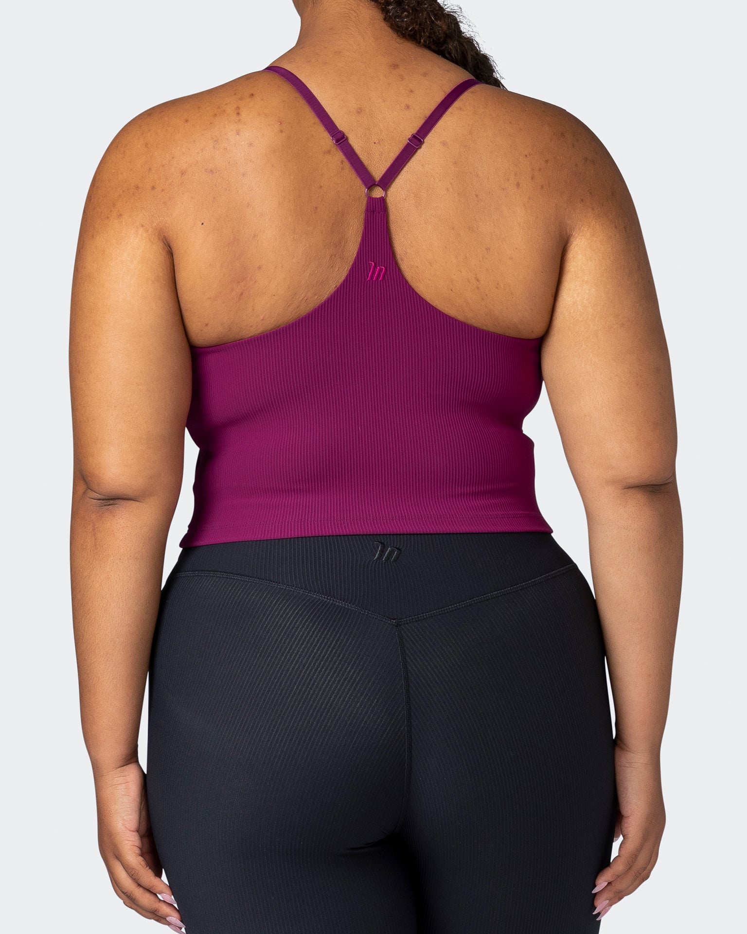 Summertime Rib Cropped Tank - Huckleberry-Singlets & Tanks-XXS-112265HUKBRY-XXS-MNAPPRL19521-6-Muscle Nation