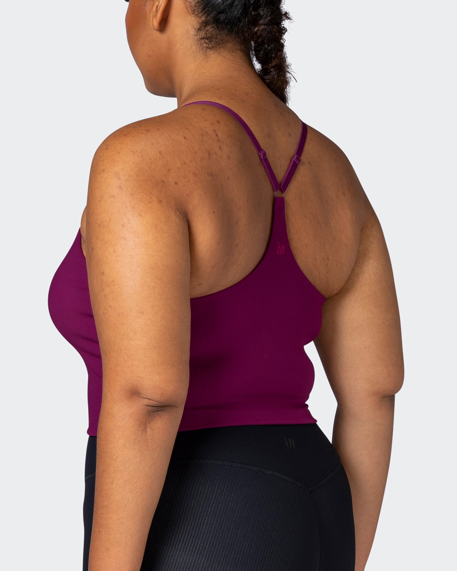 Summertime Rib Cropped Tank - Huckleberry-Singlets & Tanks-XXS-112265HUKBRY-XXS-MNAPPRL19521-5-Muscle Nation