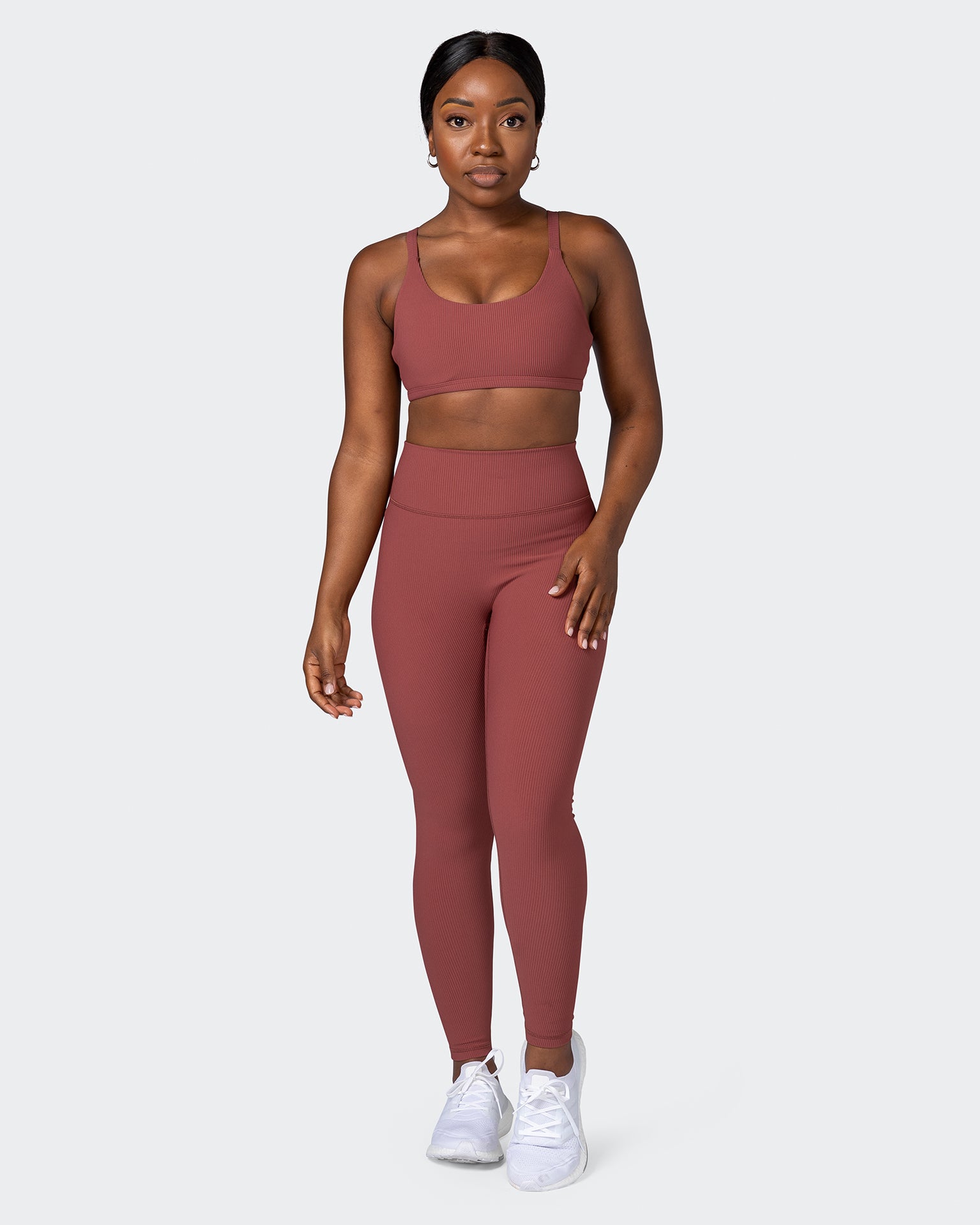 Effortless Rib Bralette - Maple-Bralettes-XS-112264MAPLE-XS-MNAPPRL19461-7-Muscle Nation