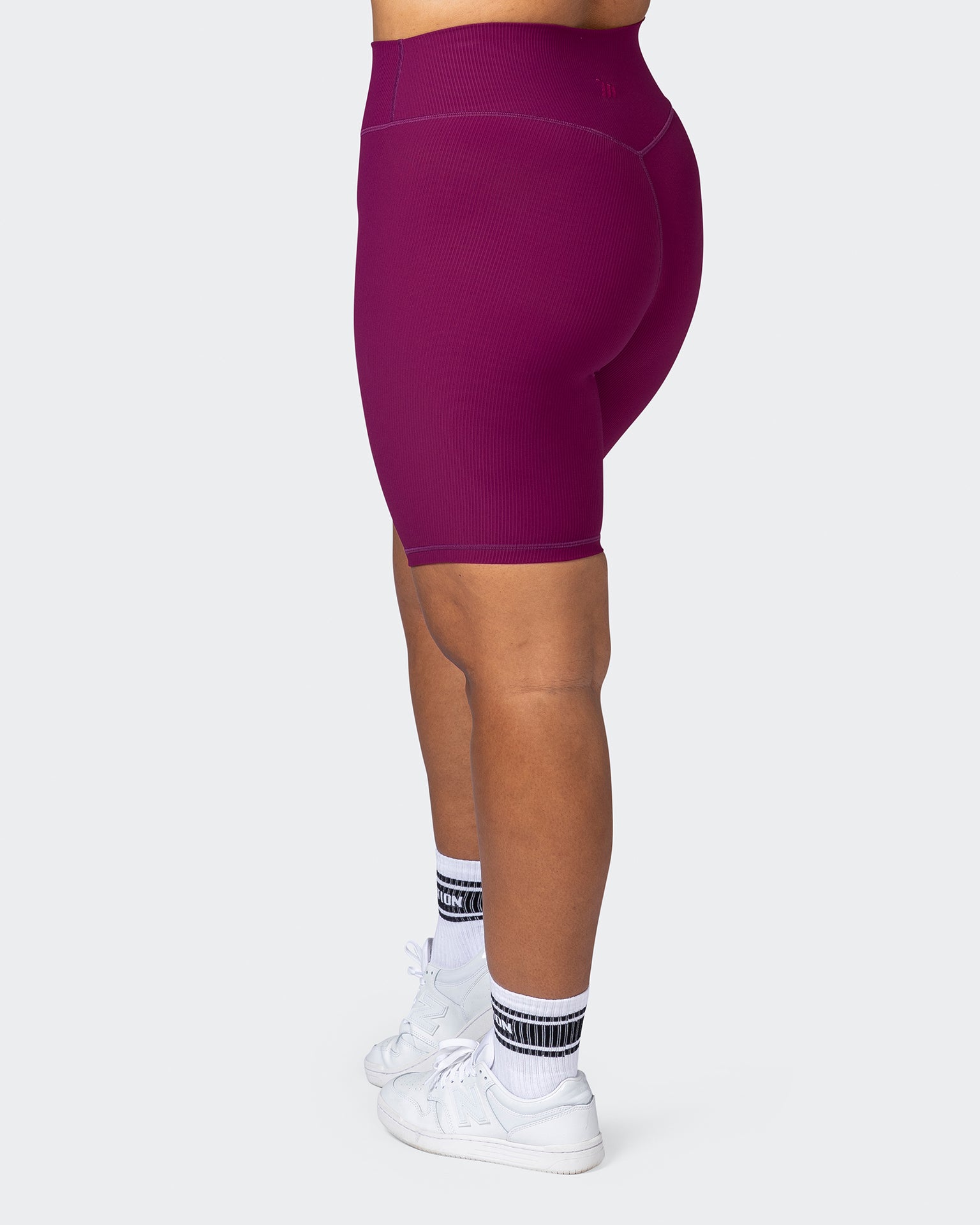 Zero Rise Rib Referee Length Shorts - Huckleberry-Shorts-XXS-112267HUKBRY-XXS-MNAPPRL19611-5-Muscle Nation