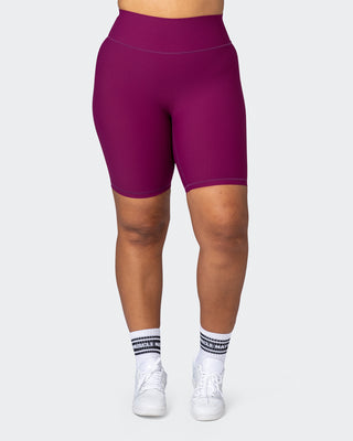 Zero Rise Rib Referee Length Shorts - Huckleberry-Shorts-XXS-112267HUKBRY-XXS-MNAPPRL19611-2-Muscle Nation