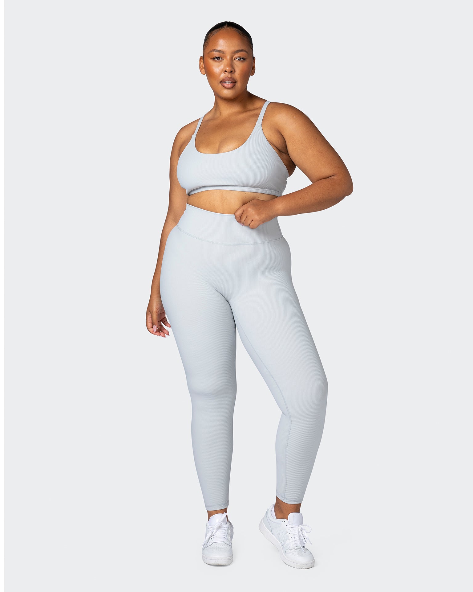 Effortless Rib Bralette - Quiet Grey-Bralettes-XS-112264QUTGRY-XS-MNAPPRL19469-7-Muscle Nation