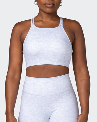 Aim High Bra - White Grey Marl-Sports Bras-XS-112217WHTGMRL-XS-MNAPPRL18995-2-Muscle Nation
