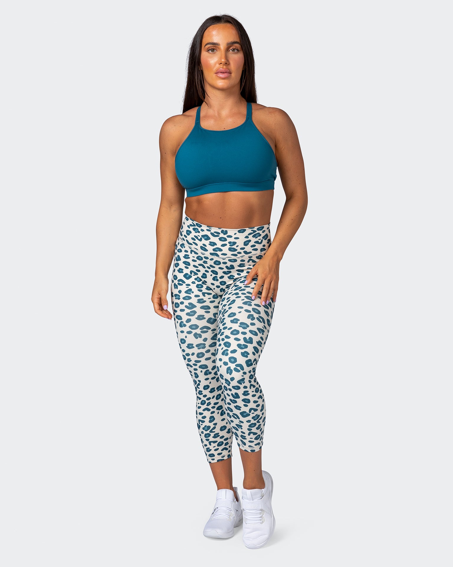 Zero Rise Everyday 7/8 Leggings - Marine Cheetah Print-Leggings-XXS-112228MARCHEE-XXS-MNAPPRL19288-7-Muscle Nation