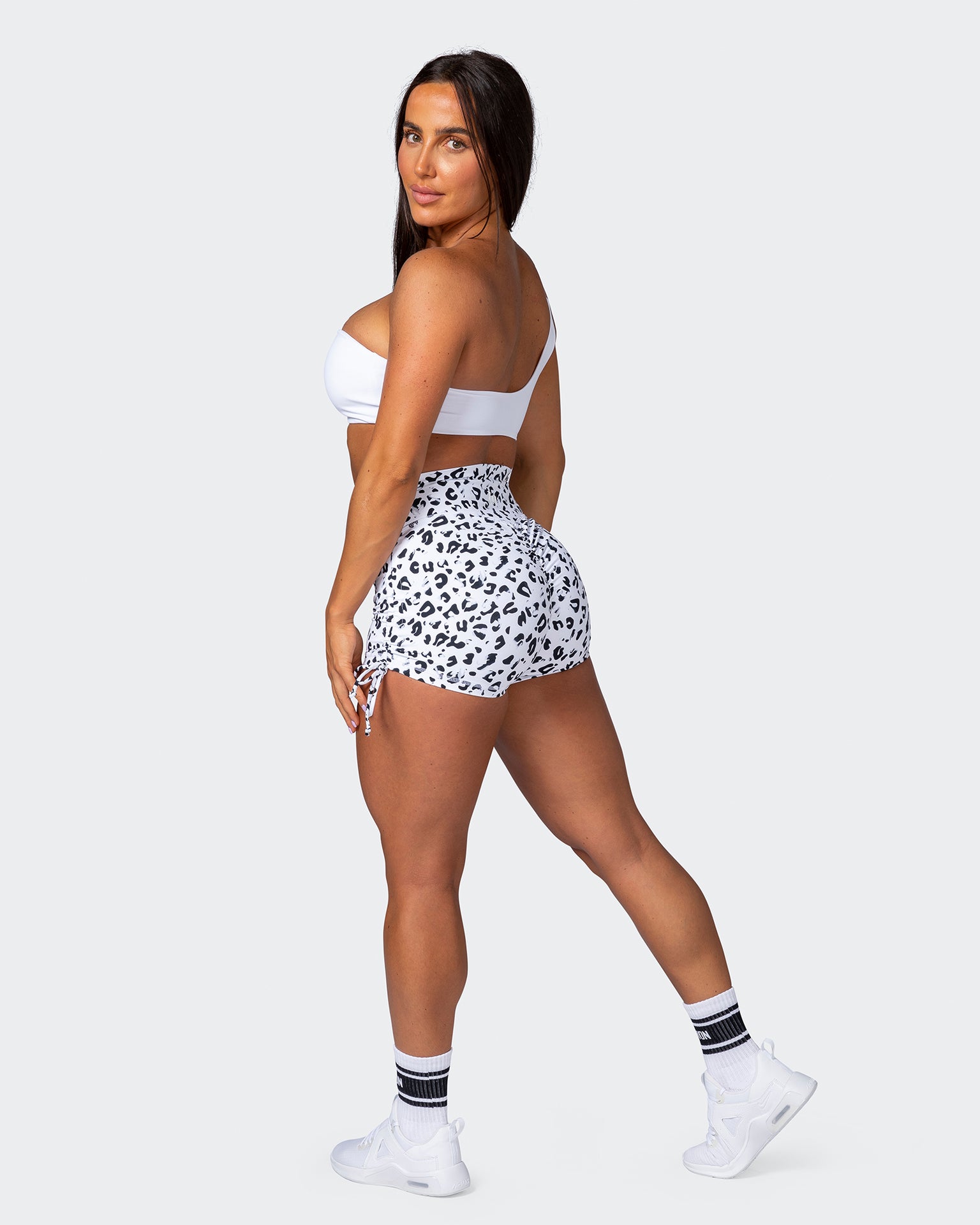 Movement One Shoulder Bralette - White-Bralettes-XS-112243WHT-XS-MNAPPRL19837-7-Muscle Nation