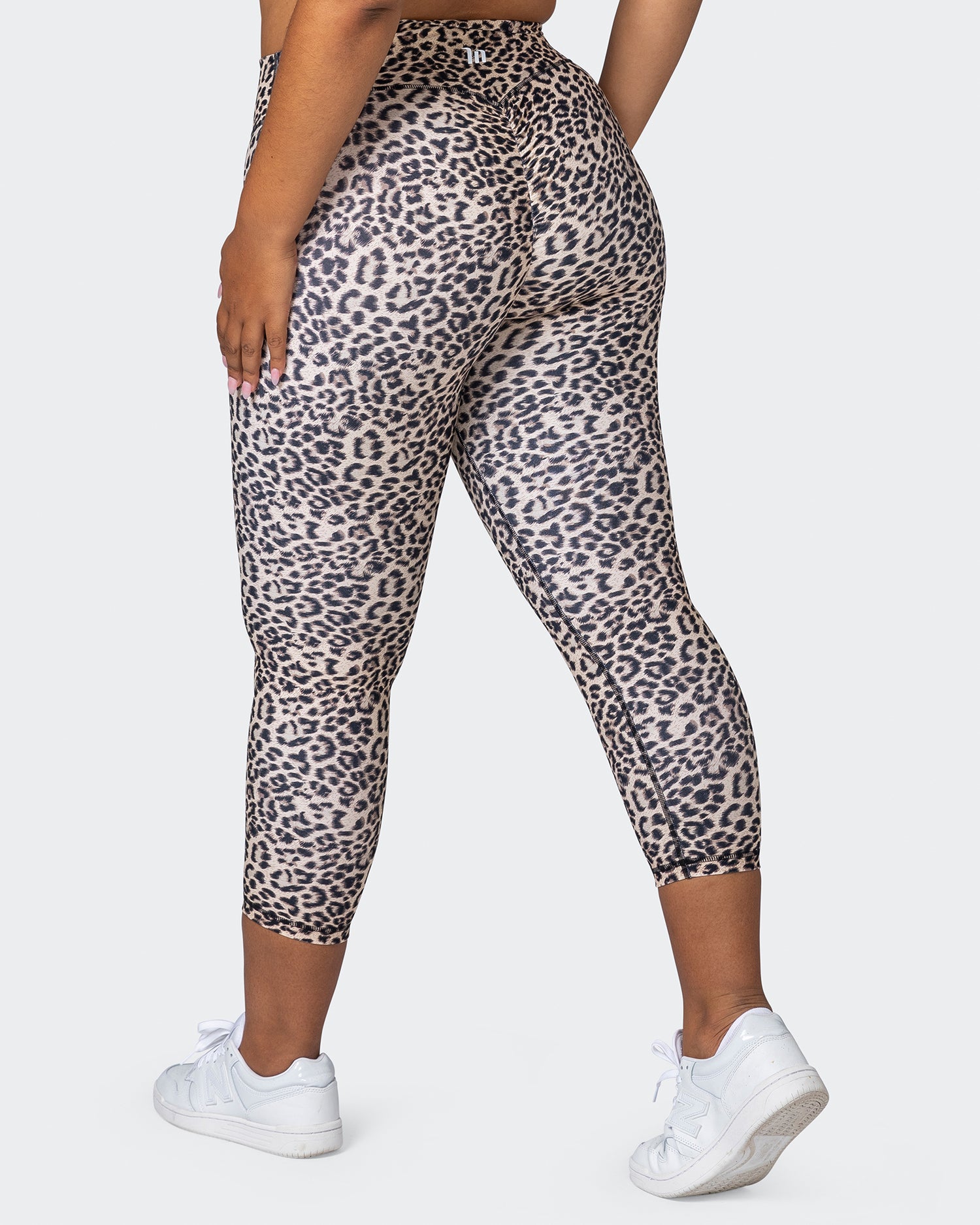 Signature Scrunch 7/8 Leggings - Yellow Leopard - Muscle Nation