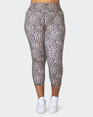 Signature Scrunch 7/8 Leggings - Yellow Leopard-Leggings-XXS-MNAPPRL7733-MNAPPRL7733-2-Muscle Nation