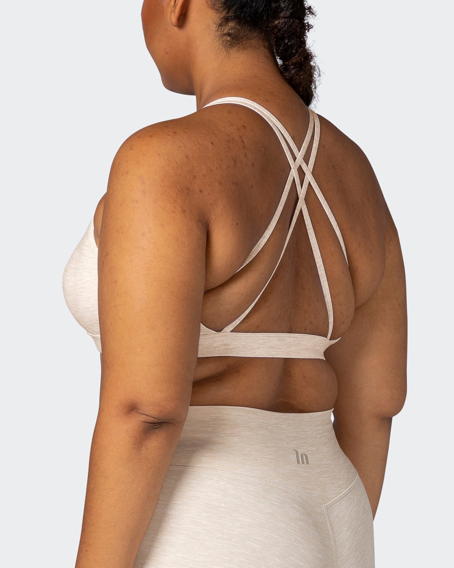 Aim High Bra - Almond Marl-Sports Bras-XS-112217ALMDMAR-XS-MNAPPRL19011-5-Muscle Nation