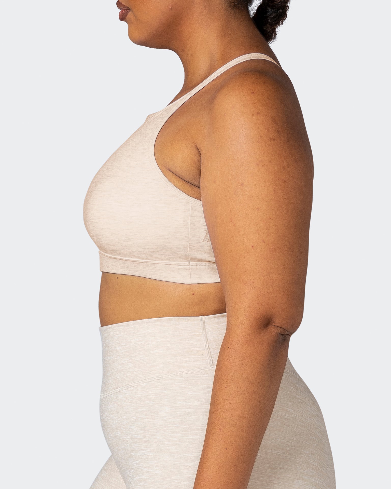Aim High Bra - Almond Marl-Sports Bras-XS-112217ALMDMAR-XS-MNAPPRL19011-4-Muscle Nation