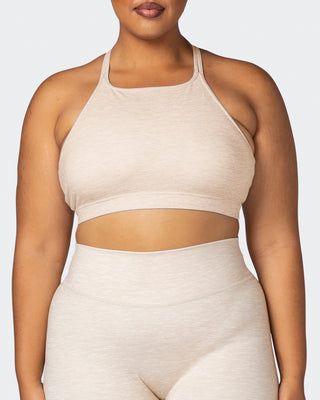 Aim High Bra - Almond Marl-Sports Bras-XS-112217ALMDMAR-XS-MNAPPRL19011-2-Muscle Nation