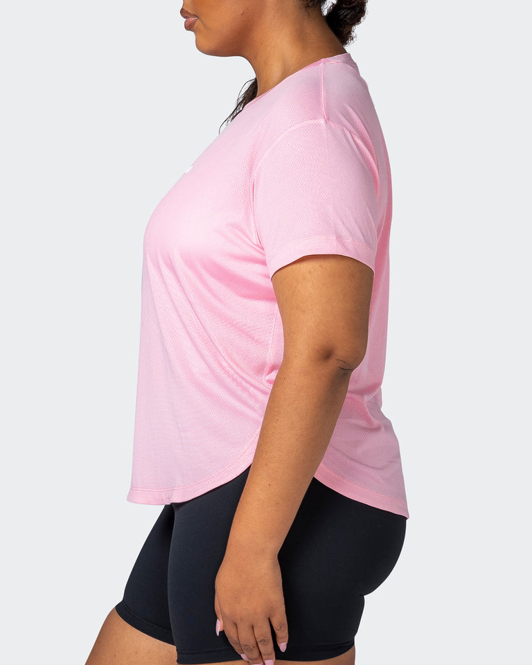 Limitless Training Tee - Strawberry Pink
