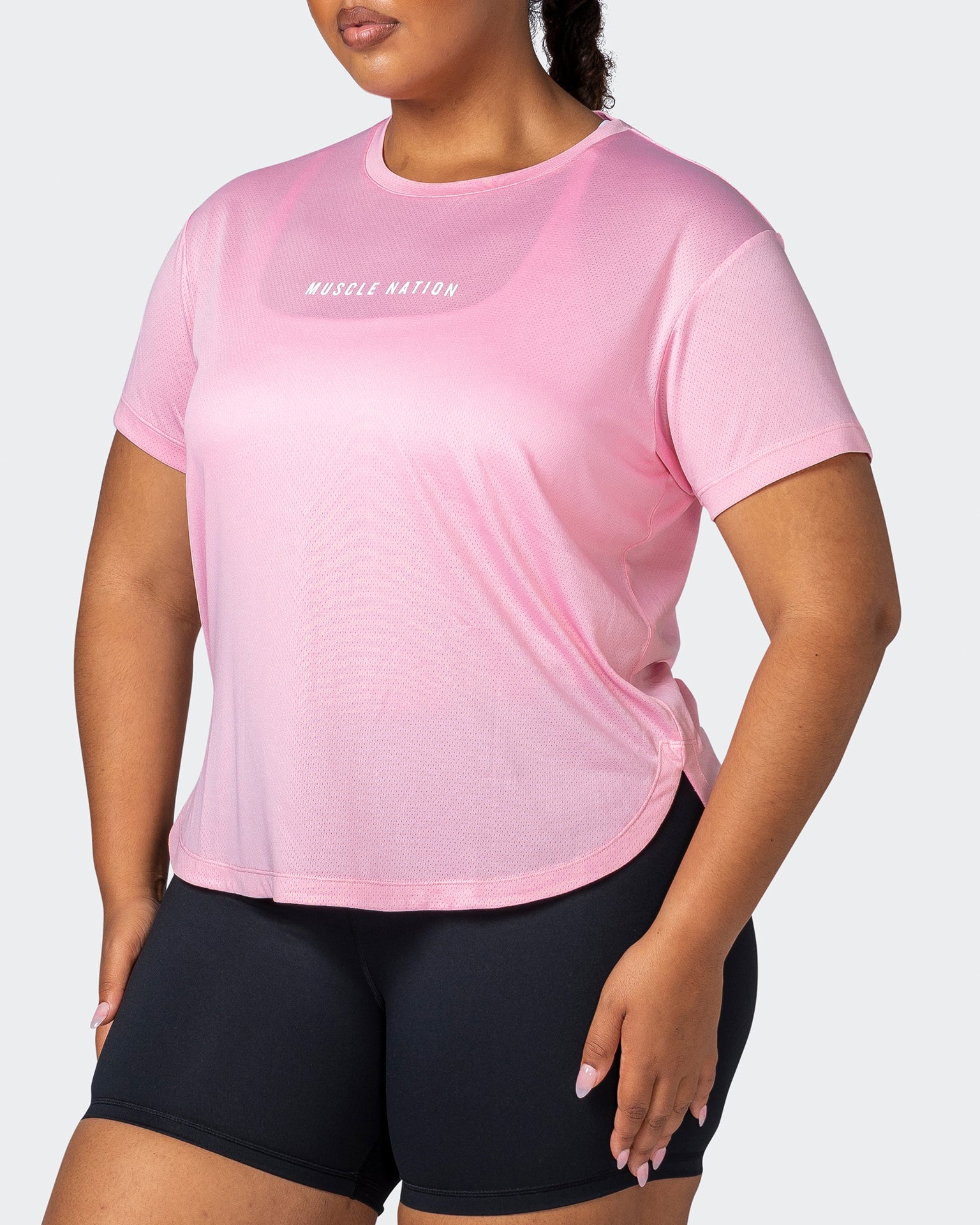 Limitless Training Tee - Strawberry Pink-T-Shirts-XXS-112245STWBRPIK-XXS-MNAPPRL20012-3-Muscle Nation