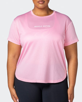 Limitless Training Tee - Strawberry Pink-T-Shirts-XXS-112245STWBRPIK-XXS-MNAPPRL20012-2-Muscle Nation