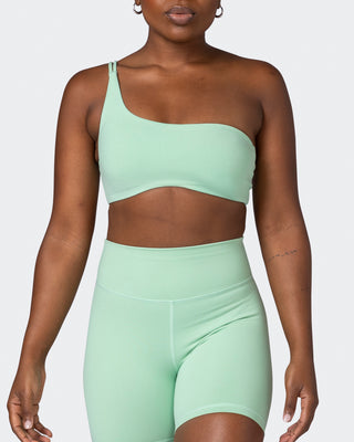 Movement One Shoulder Bralette - Pastel Green-Bralettes-XS-112243PASTGRN-XS-MNAPPRL19869-2-Muscle Nation