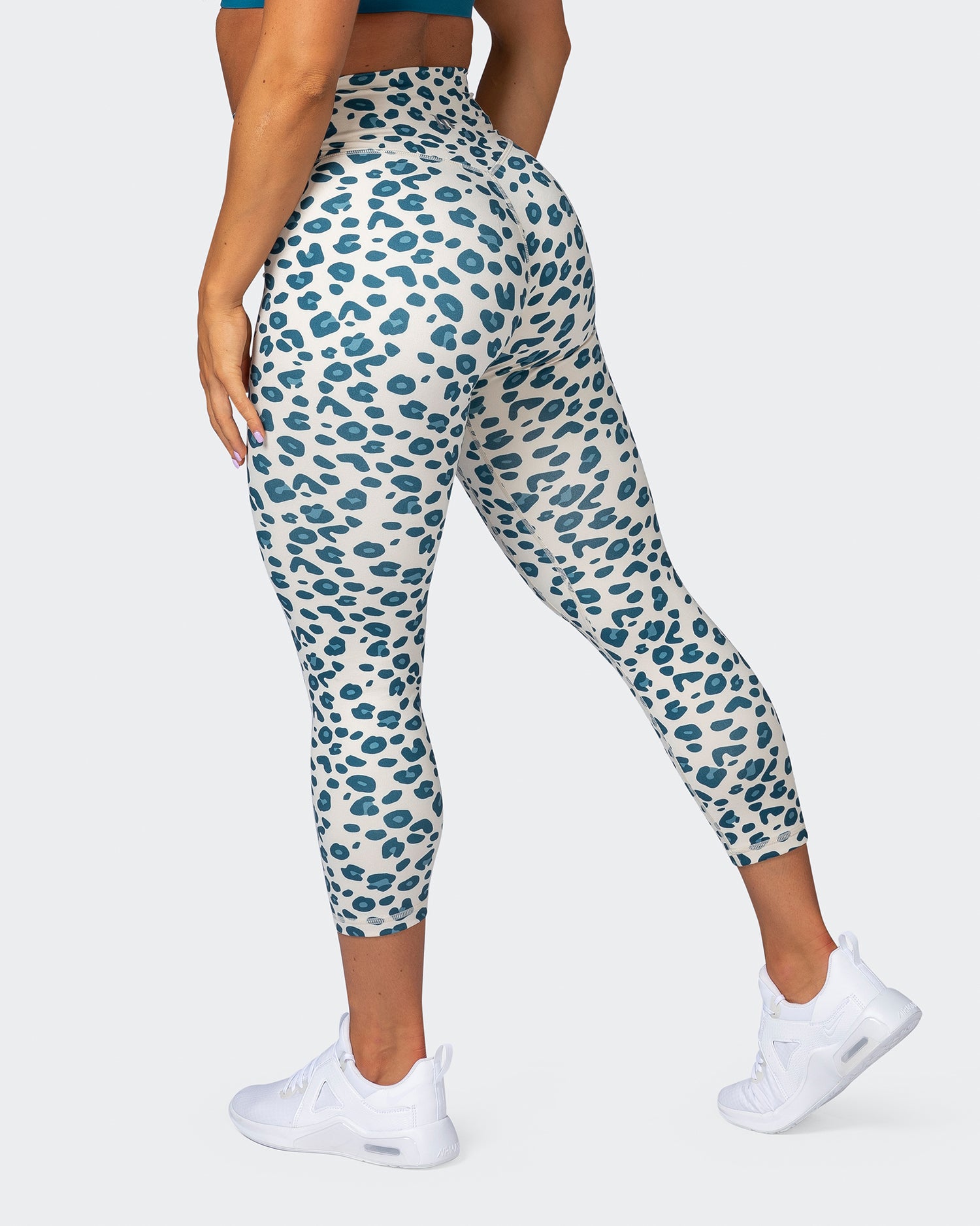 Zero Rise Everyday 7/8 Leggings - Marine Cheetah Print-Leggings-XXS-112228MARCHEE-XXS-MNAPPRL19288-1-Muscle Nation