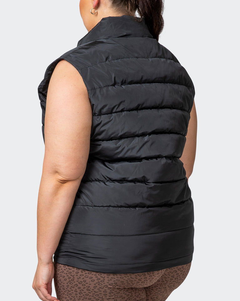 Unisex Puffer Vest - Black