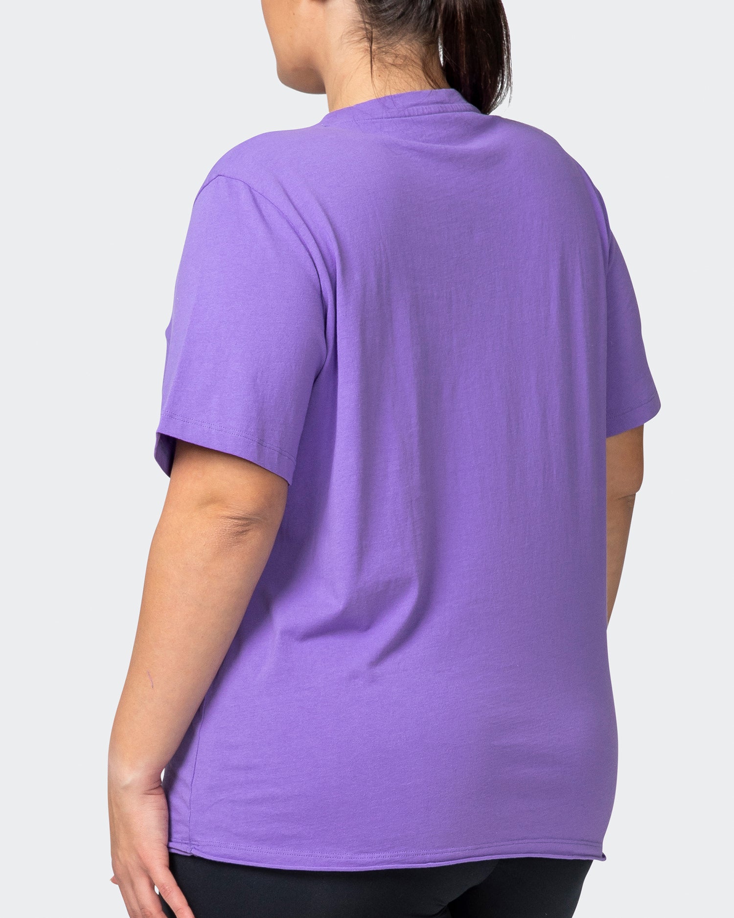 Classic Regular Fit Vintage Tee - Washed Aster Purple