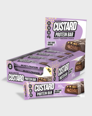 CUSTARD Protein Bar - Choc Fudge Brownie - Box of 12