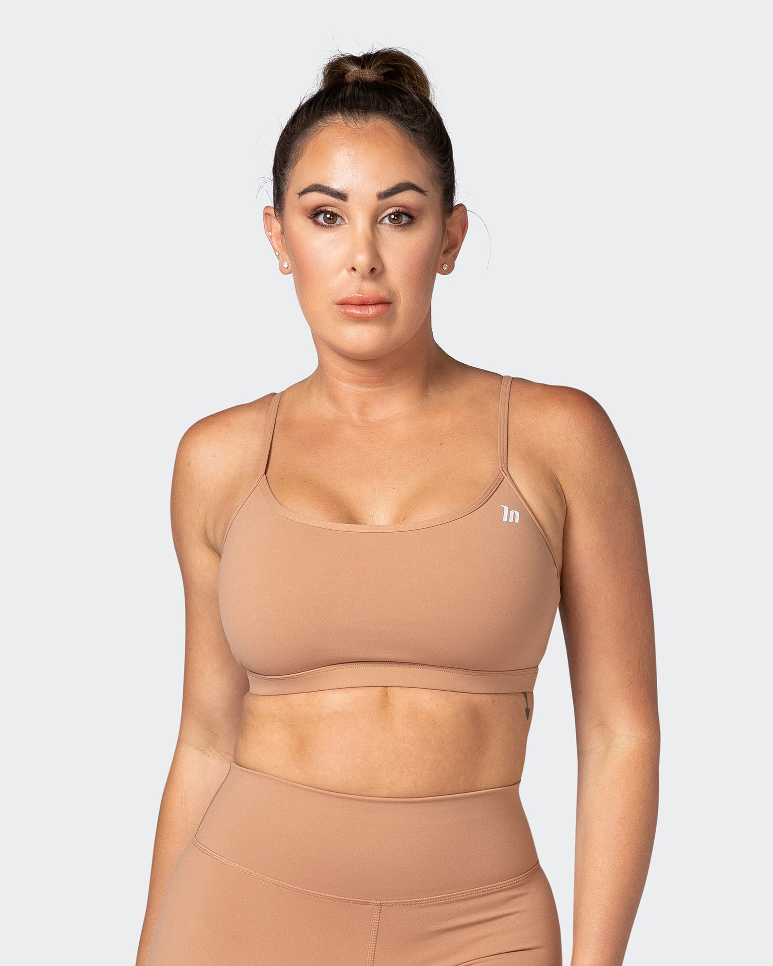 Swift Bra - Cashew-Sports Bras-XS-012301CASHW-XS-MNAPPRL17310-1-Muscle Nation