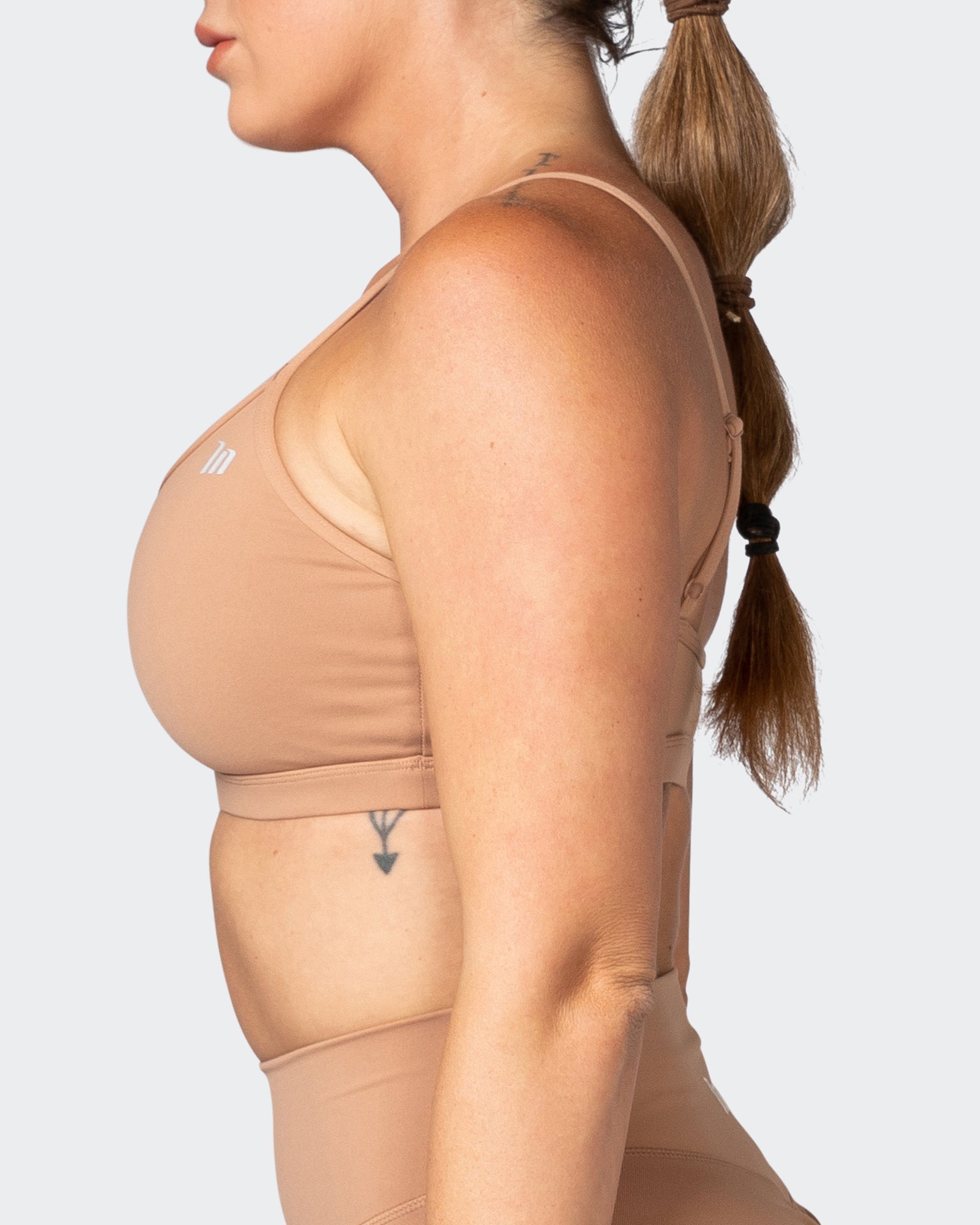 Swift Bra - Cashew-Sports Bras-XS-012301CASHW-XS-MNAPPRL17310-4-Muscle Nation