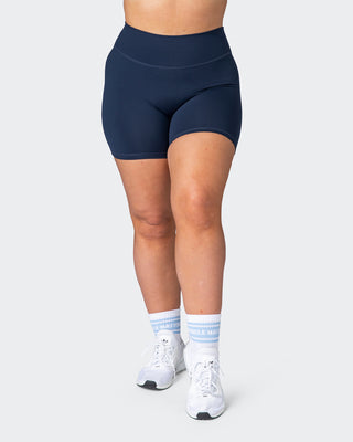 Zero Rise Everyday Bike Shorts - Navy-Shorts-XXS-092251NAVY-XXS-MNAPPRL17271-2-Muscle Nation