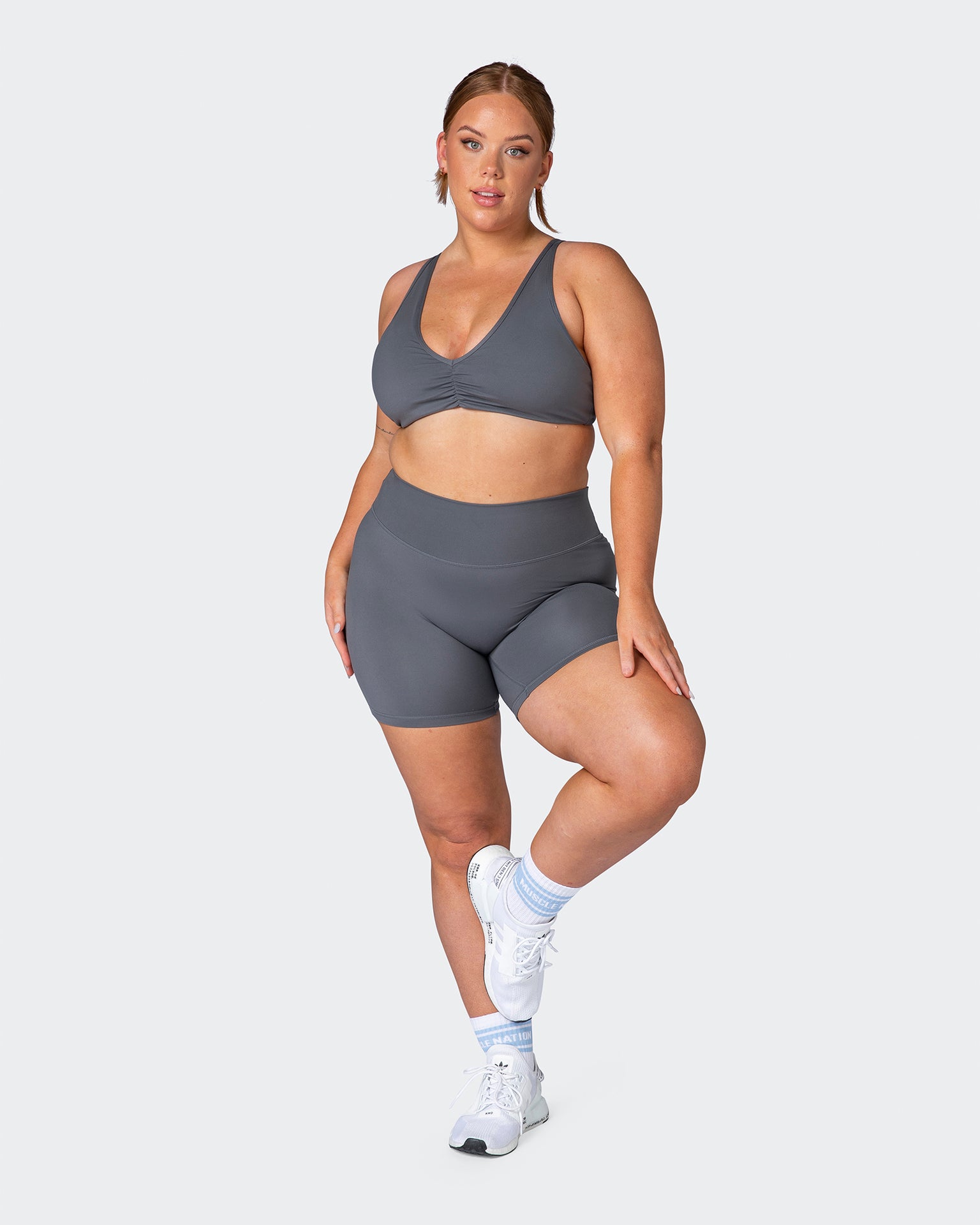 Zero Rise Everyday Bike Shorts - Carbon-Shorts-XXS-092251CRBN-XXS-MNAPPRL17285-7-Muscle Nation