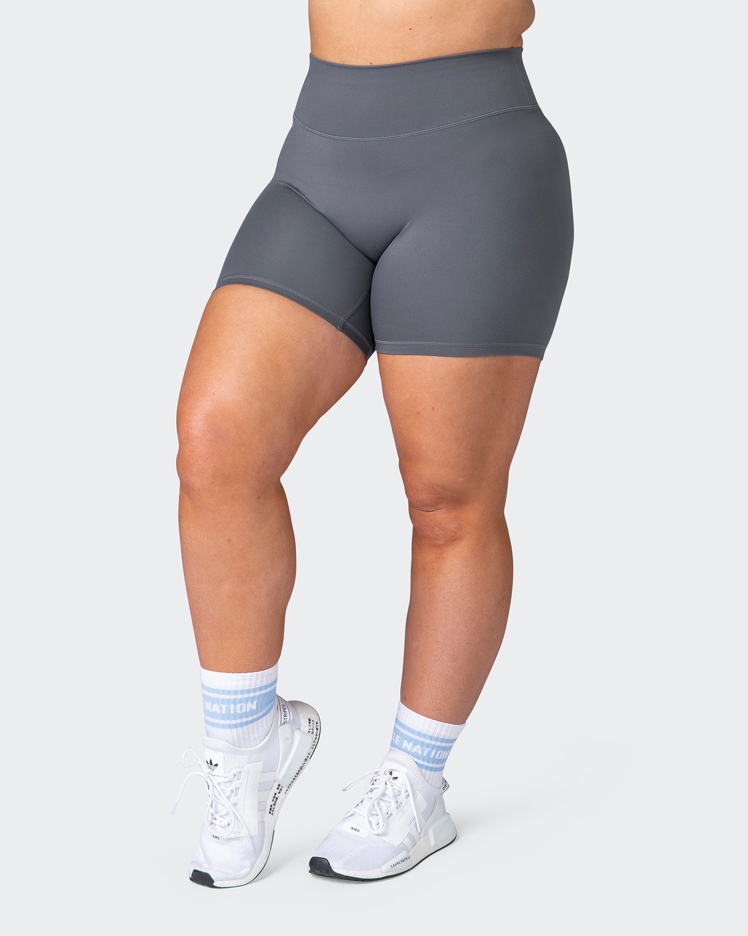 Zero Rise Everyday Bike Shorts - Carbon-Shorts-XXS-092251CRBN-XXS-MNAPPRL17285-3-Muscle Nation