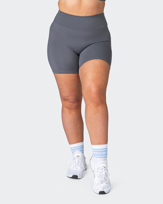 Zero Rise Everyday Bike Shorts - Carbon-Shorts-XXS-092251CRBN-XXS-MNAPPRL17285-2-Muscle Nation