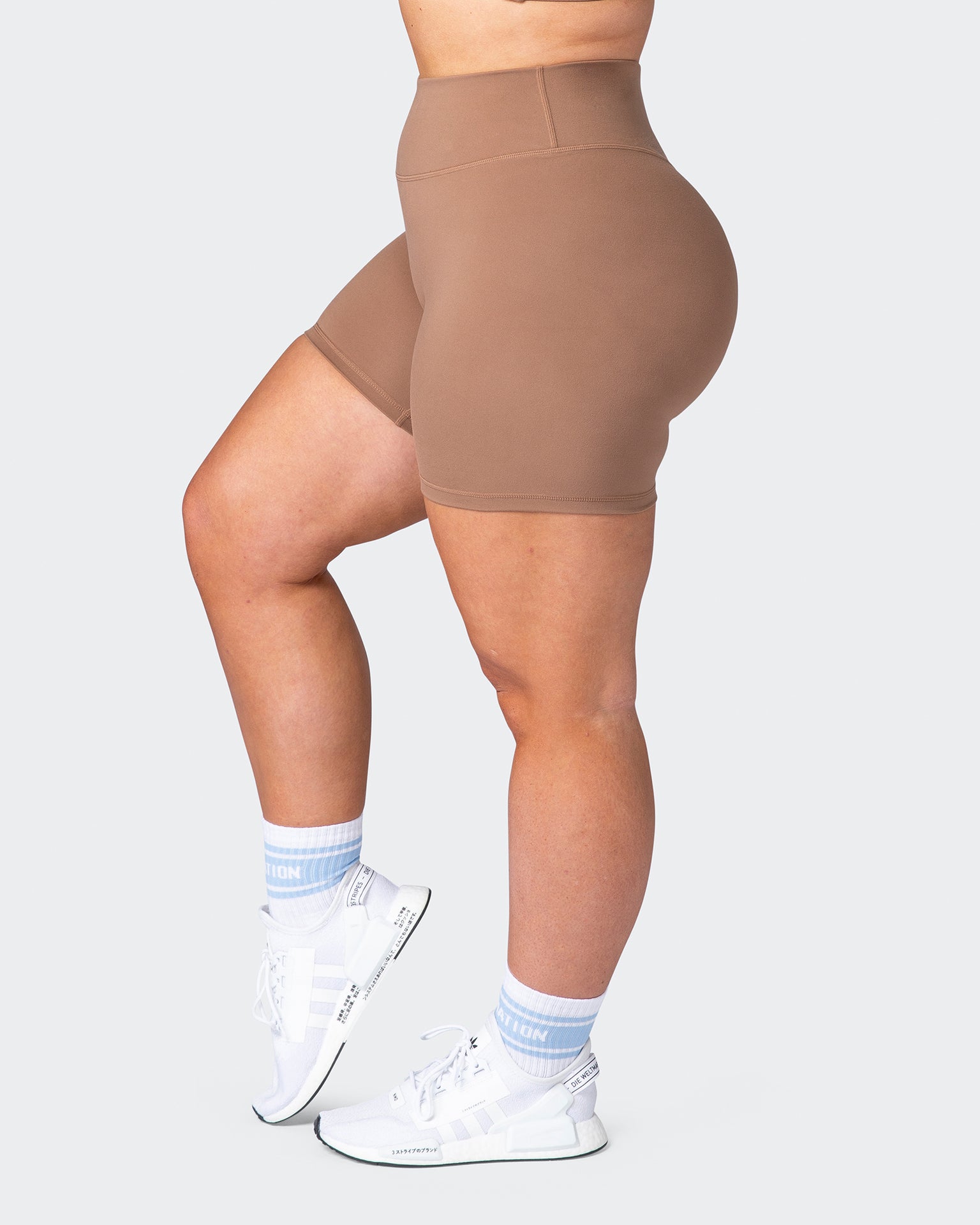 Zero Rise Everyday Bike Shorts - Chocolate Malt-Shorts-XXS-092251CHOCMLT-XXS-MNAPPRL17236-4-Muscle Nation