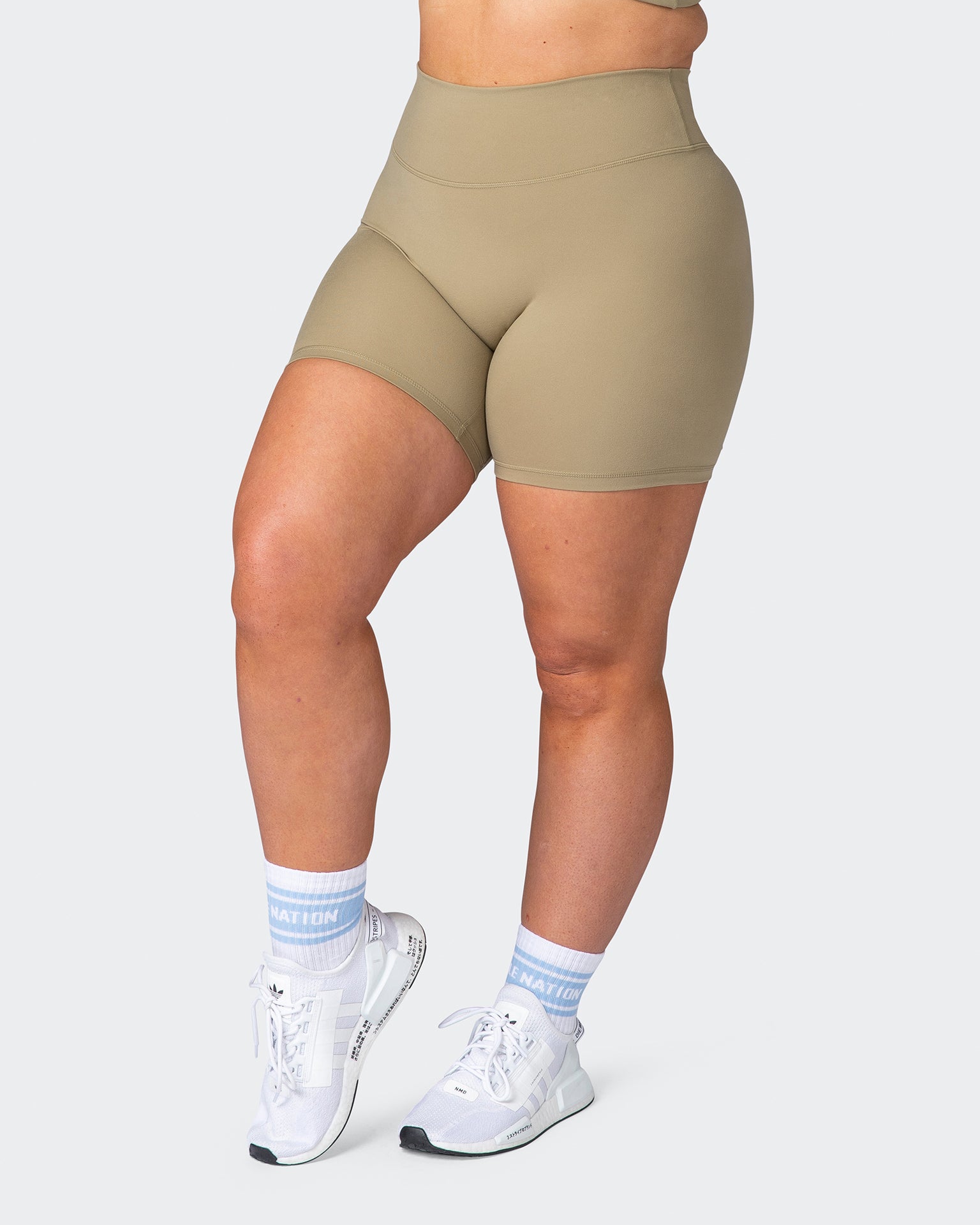 Zero Rise Everyday Bike Shorts - Sea Kelp-Shorts-XXS-092251SEAKLP-XXS-MNAPPRL17243-3-Muscle Nation