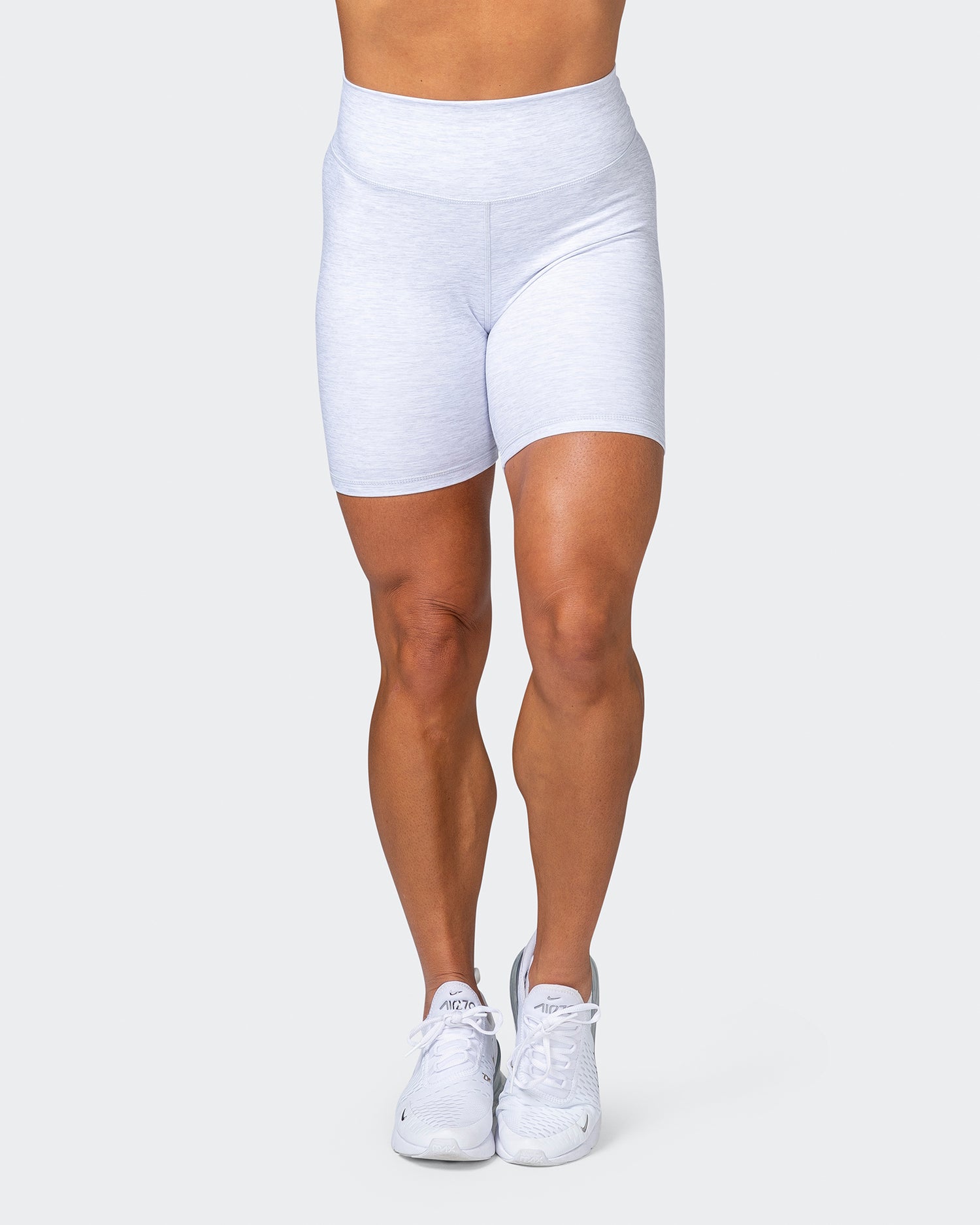 HBxMN Everyday Haven Bike Shorts - White Grey Marl