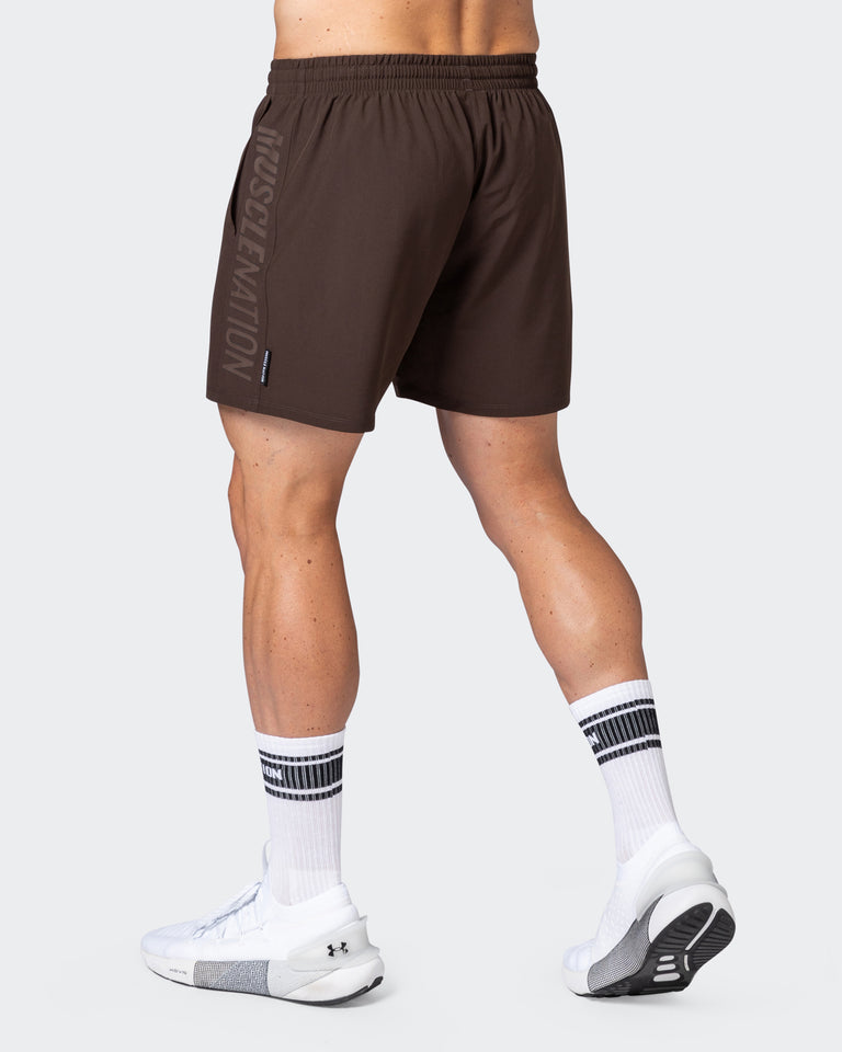 Function 4" Shorts - Cocoa