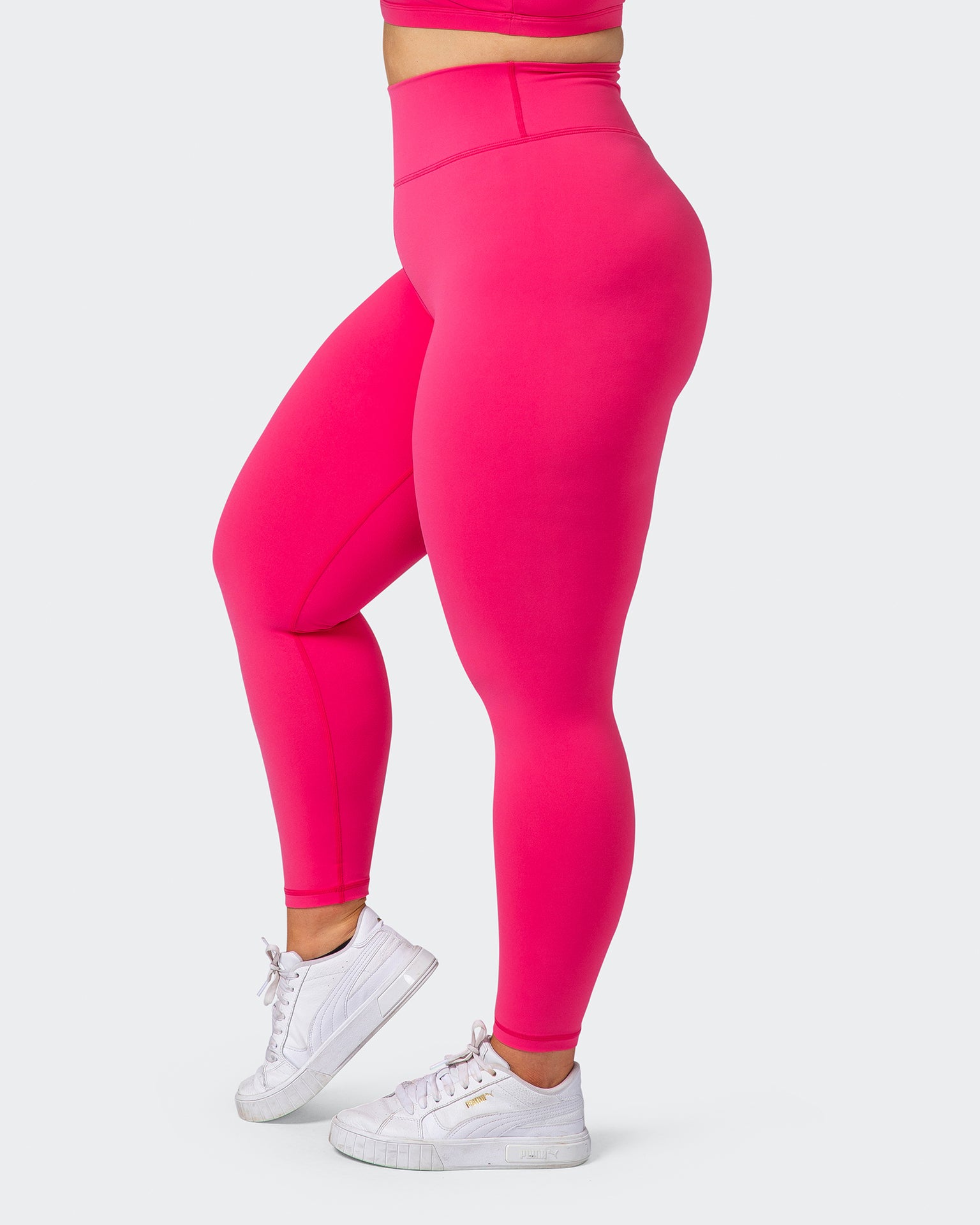 Signature Scrunch Ankle Length Leggings - Flamingo-Leggings-XXS-072203FLAM-XXS-MNAPPRL16397-4-Muscle Nation