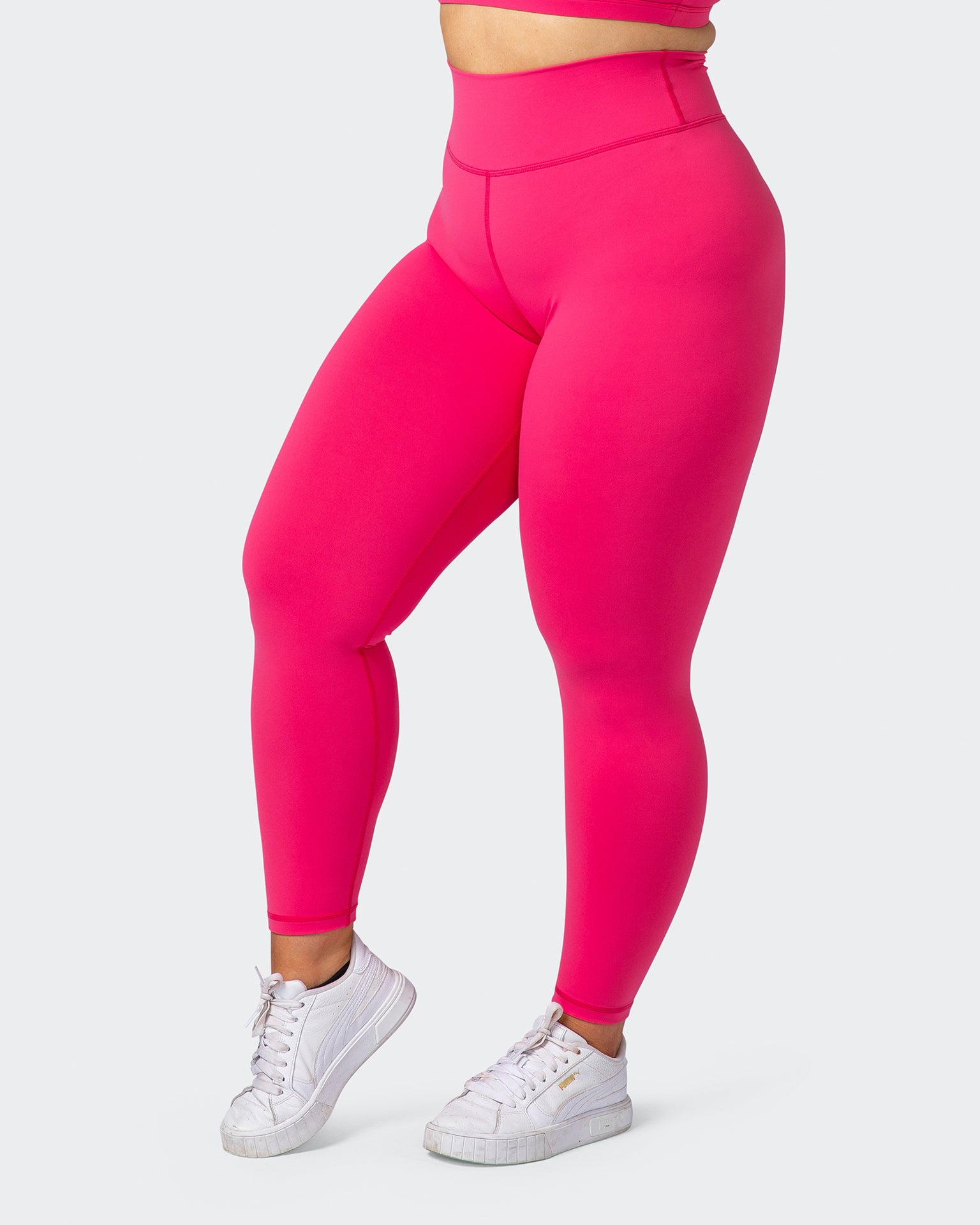 Signature Scrunch Ankle Length Leggings - Flamingo-Leggings-XXS-072203FLAM-XXS-MNAPPRL16397-3-Muscle Nation