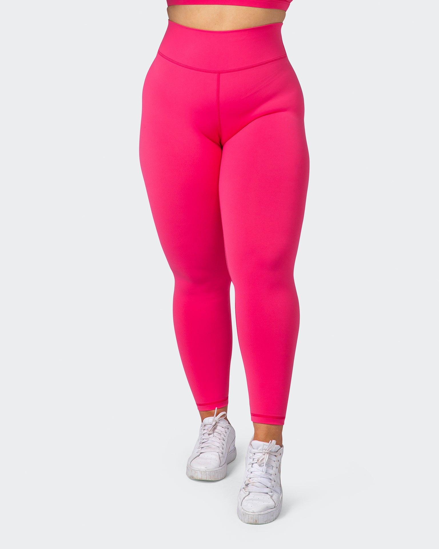 Signature Scrunch Ankle Length Leggings - Flamingo-Leggings-XXS-072203FLAM-XXS-MNAPPRL16397-2-Muscle Nation