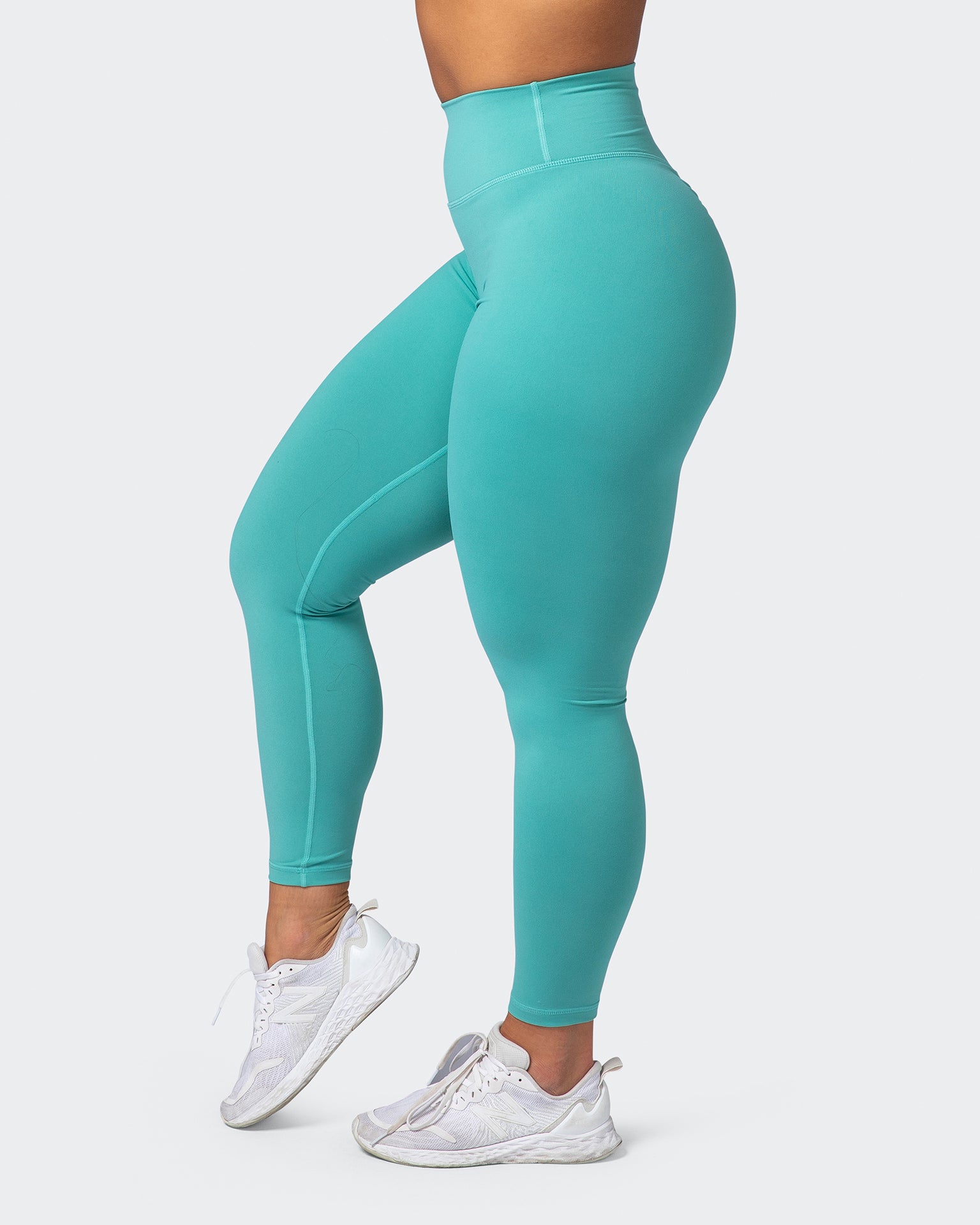 Signature Scrunch Ankle Length Leggings Agate Green Muscle Nation
