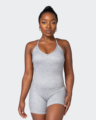 Game Changer One Piece - Quiet Grey Marl-One Piece-XXS-092210QTGRMRL-XXS-MNAPPRL21023-2-Muscle Nation