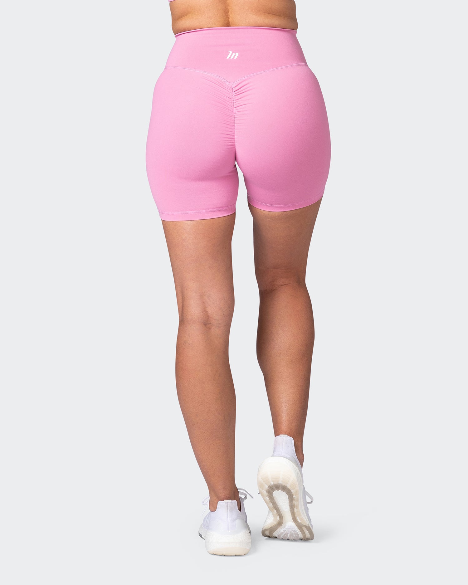 Breakpoint Scrunch Bike Shorts - Candy Pink - Muscle Nation