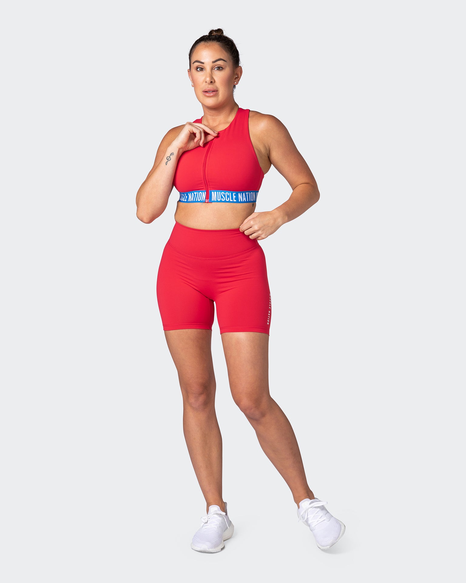 Breakpoint Bra - Poppy-Sports Bras-XS-082204POPPY-XS-MNAPPRL17506-7-Muscle Nation