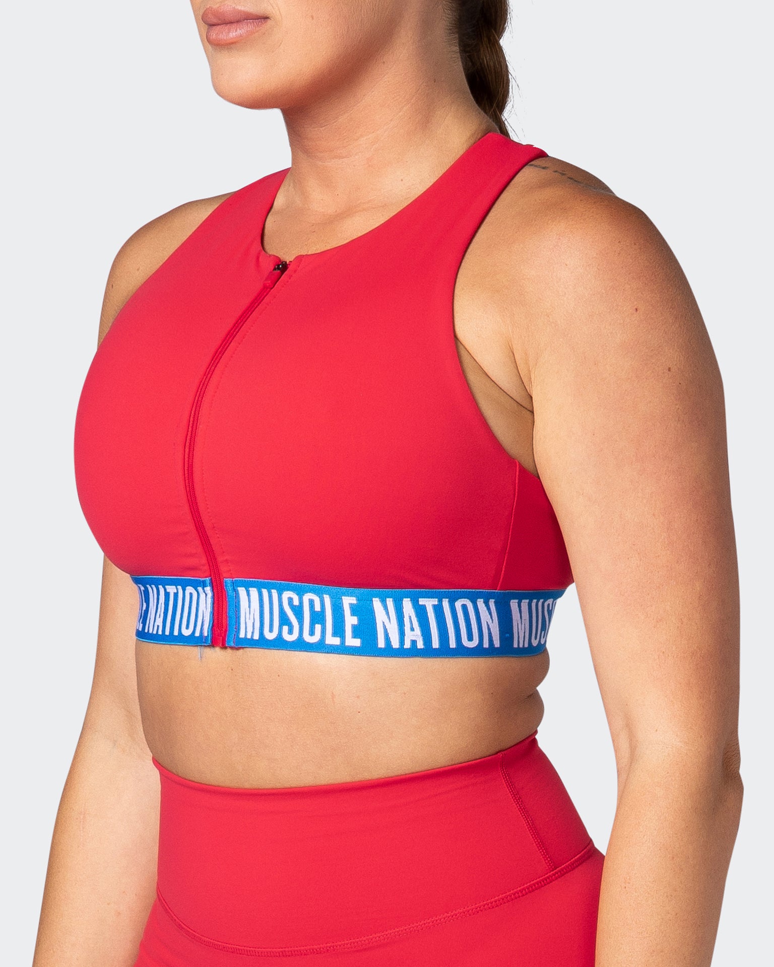Breakpoint Bra - Poppy-Sports Bras-XS-082204POPPY-XS-MNAPPRL17506-3-Muscle Nation