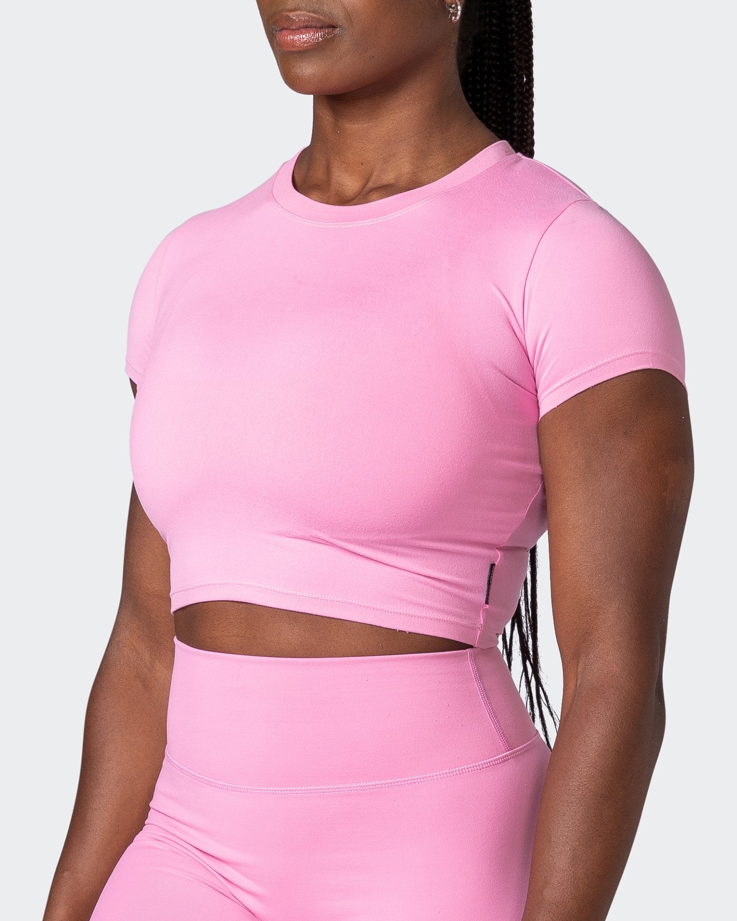 MN Everyday Cropped Tee - Candy Pink