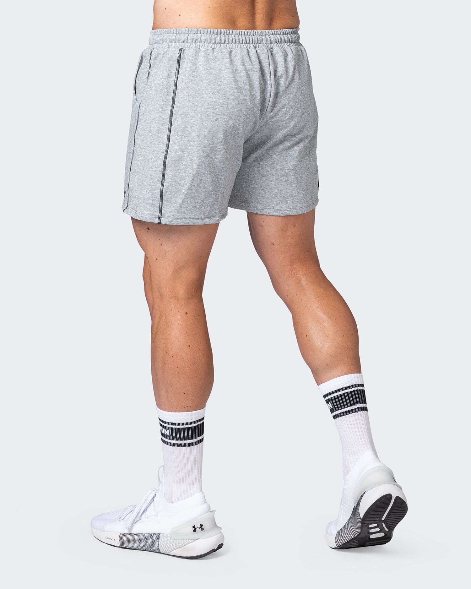 Classic Squat Shorts - Grey Marl