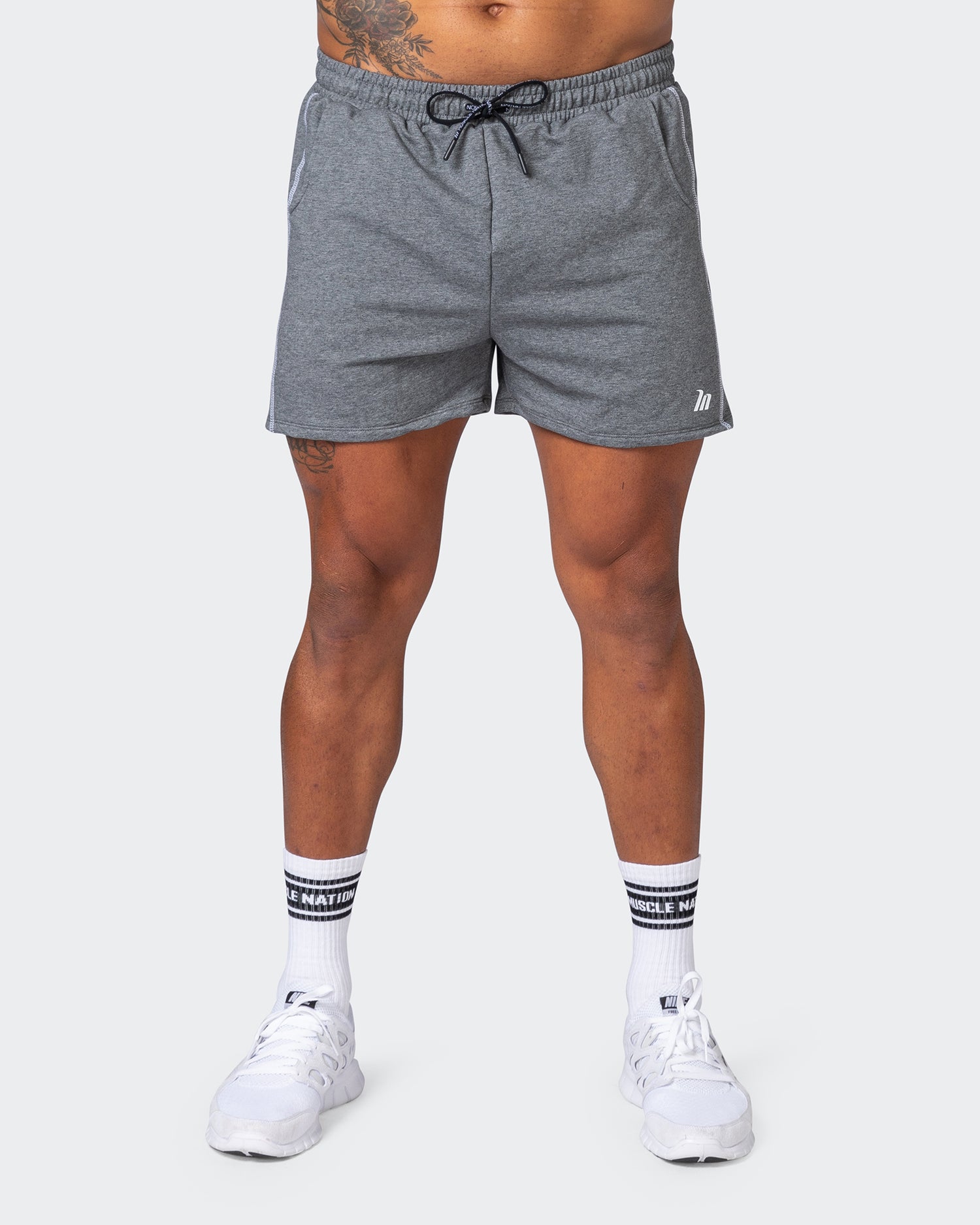 Classic Squat Shorts - Dark Grey Marl