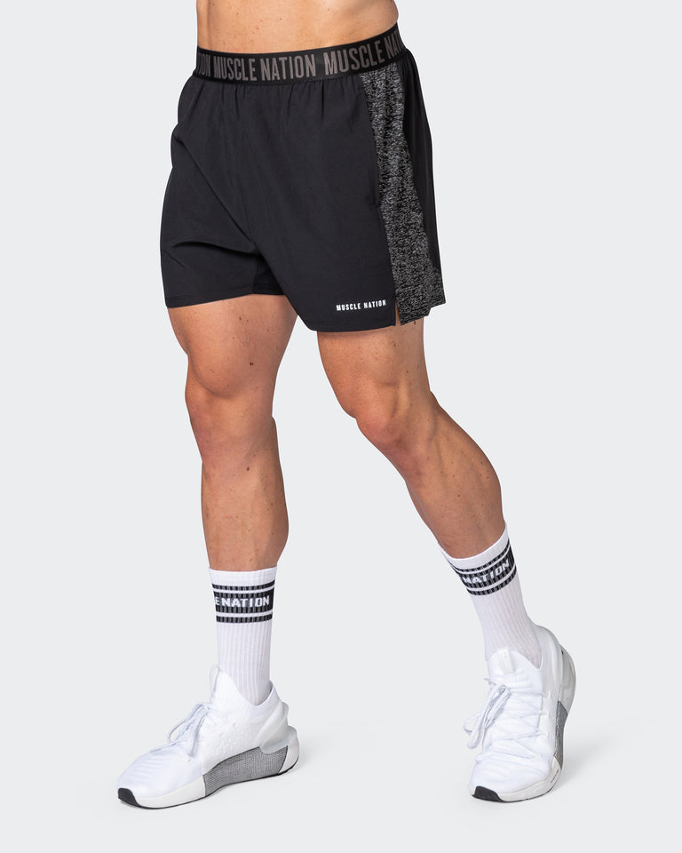 Reflective Training Shorts - Black